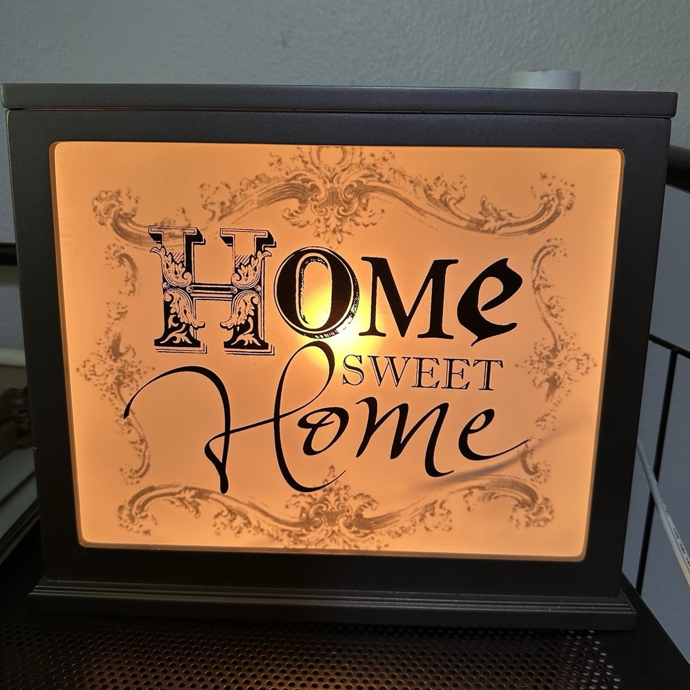 Jada Venia Inspirational Accent‎ Lamp Interchangeable Quotes Light Box 2 Quotes